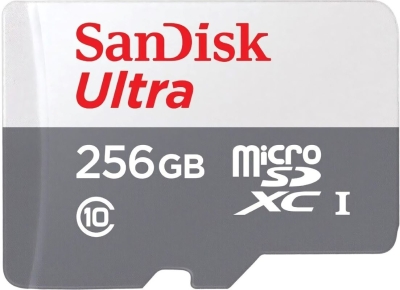 Карта памяти MicroSD 256Gb SanDisk Ultra Class 10