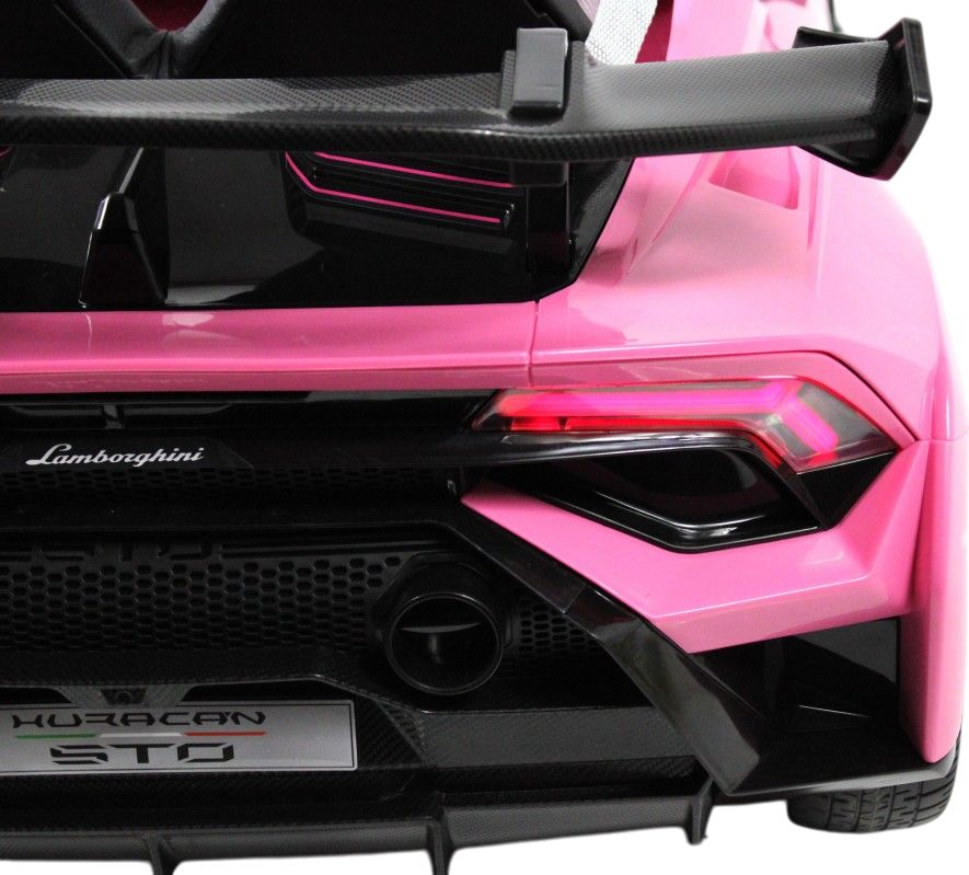 Детский электромобиль RiverToys Lamborghini Huracán STO (E888EE) розовый