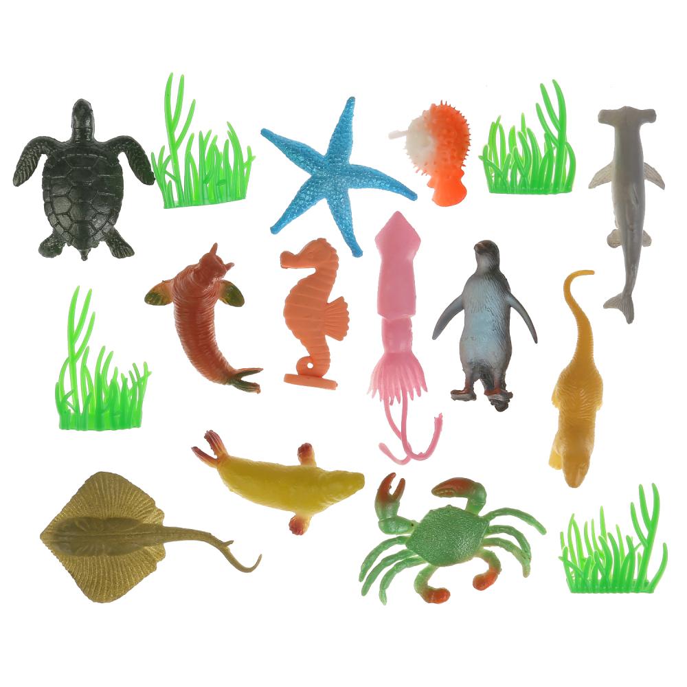 Игрушка пластизоль водные обитатели 2" асс. 12 шт, пак с хэд ИГРАЕМ ВМЕСТЕ в кор.3*120наб 832A
