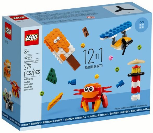 (EU) Конструктор LEGO 12 в 1 Весёлое творчество (40593)