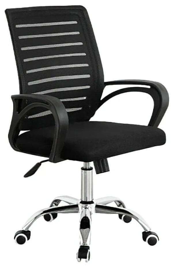 (EU) Офисное кресло FURNITURE STYLE Emma, Чёрное