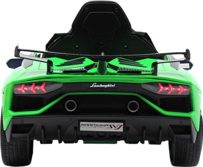 Детский электромобиль RiverToys Lamborghini Aventador SVJ (A333MP) зеленый