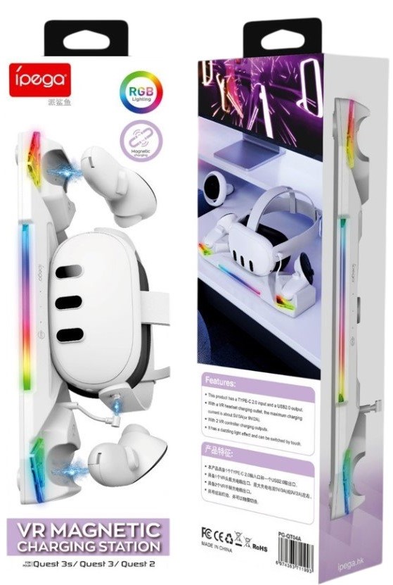 Зарядная станция Ipega для Qculus Quest 3/3S (ЗG-QT04B)