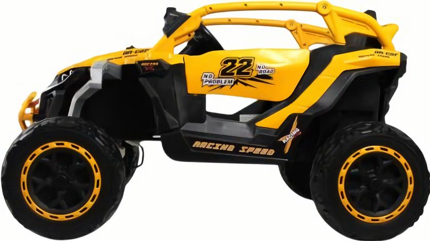 Детский электромобиль K707AM желтый