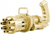 Генератор мыльных пузырей Gatling Electric Bubble Gun Миниган (золото)