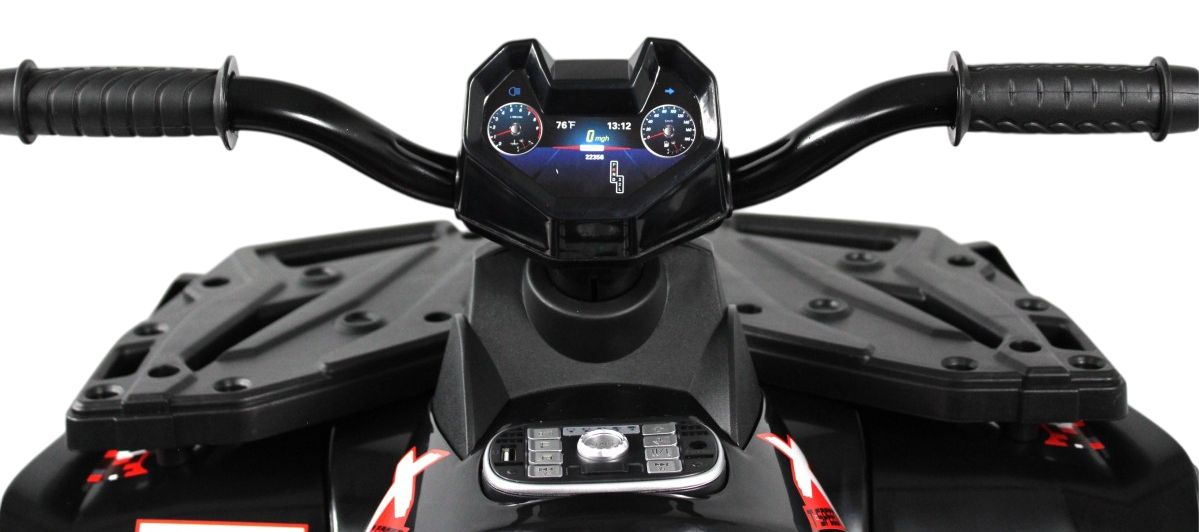 Детский электроквадроцикл RiverToys T001TT 4WD черный