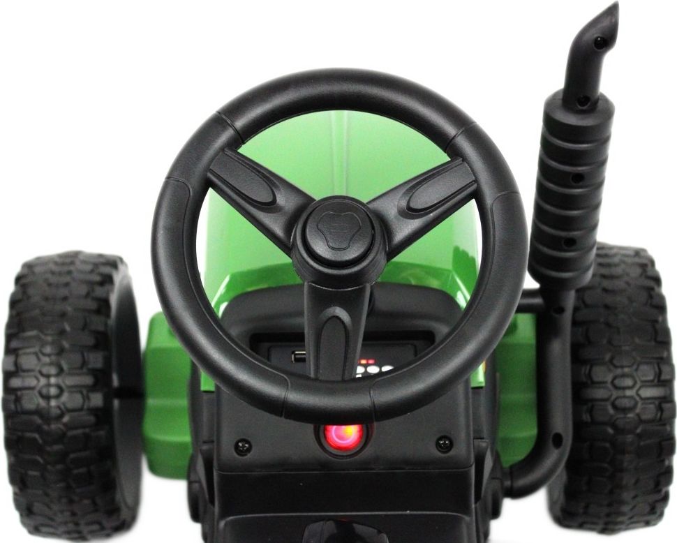 Детский электромобиль RiverToys H888HH темно-зеленый