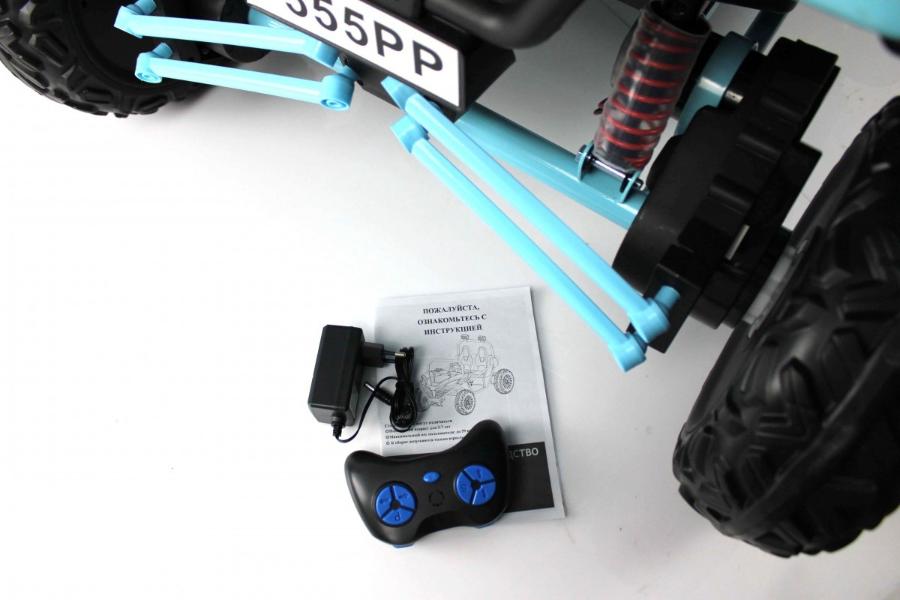 Детский электромобиль RiverToys P555PP голубой