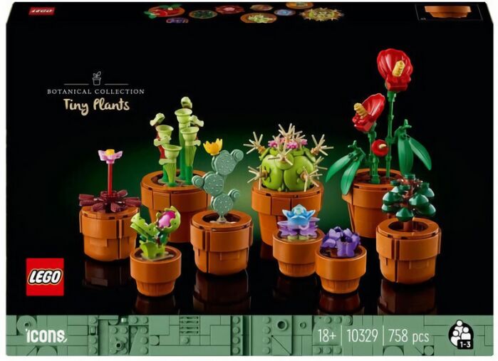 (EU) Конструктор LEGO Icons Крошечные растения (10329)