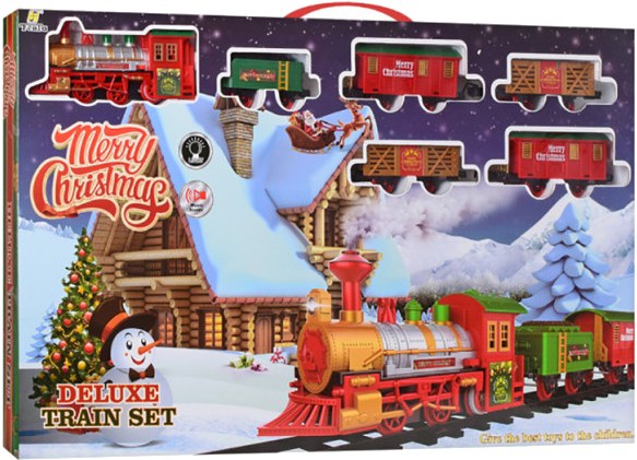 Железная дорога Deluxe Train Новогодний экспресс Fenfa 9,3 м 1603B