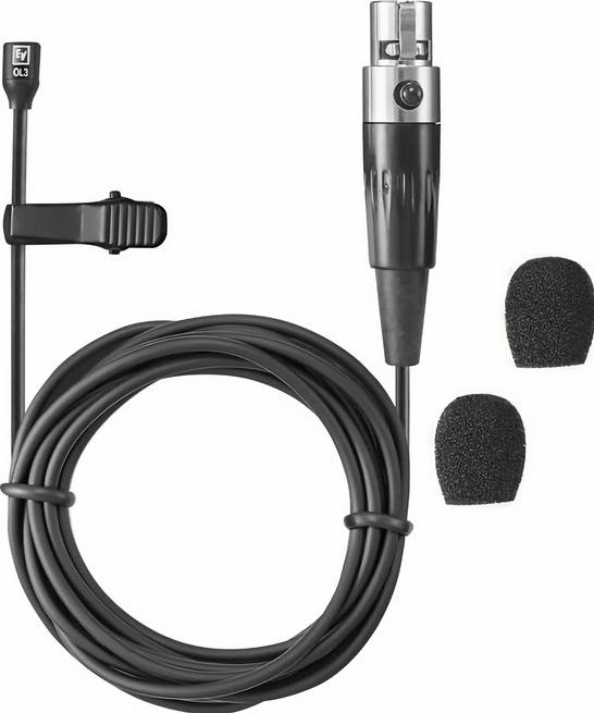 

(EU) Петличный микрофон Electro-Voice RE3-ACC-OL3, всенаправленный, TA4F