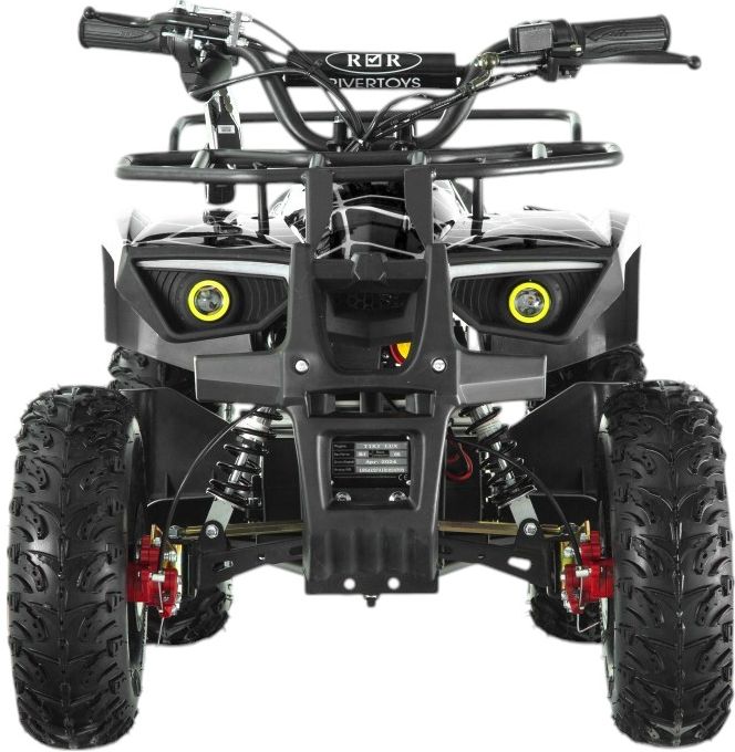 Детский электроквадроцикл RiverToys (TIKI-LUX-BLACK-SPIDER) черный Spider