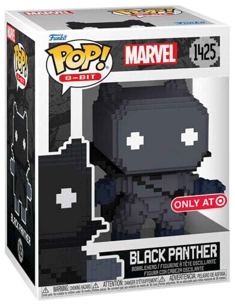(CN) Фигурка Funko POP! Marvel Classic 8-Bit Pixel Style Black Panther