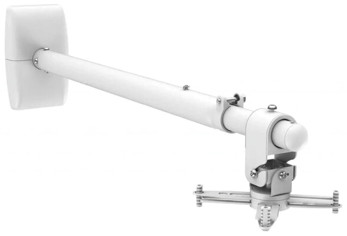(EU) Аксессуар для проектора Vision Techmount TM-ST2 Настенное крепление для короткофокусных проекторов (телескопическое, универсальное) , Белый матовый