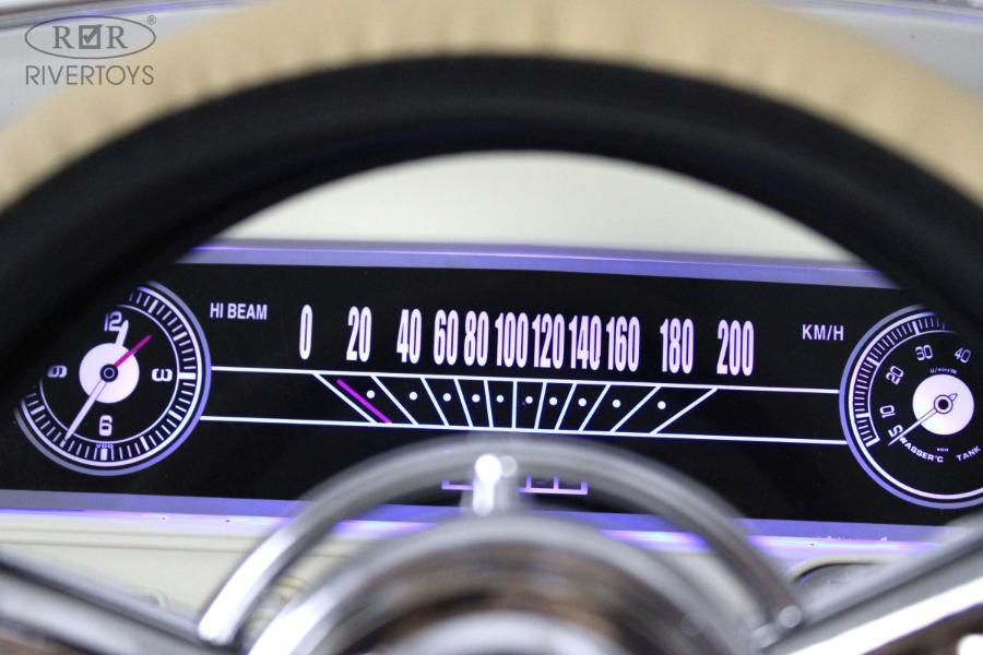 Детский электромобиль RiverToys Rolls-Royce (E444EE) черный глянец