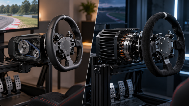 Ременной привод или Direct Drive — какой игровой руль выбрать