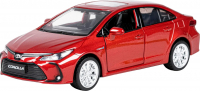 Машина АВТОПАНОРАМА Toyota Corolla Hybrid (красный) (JB1251492)