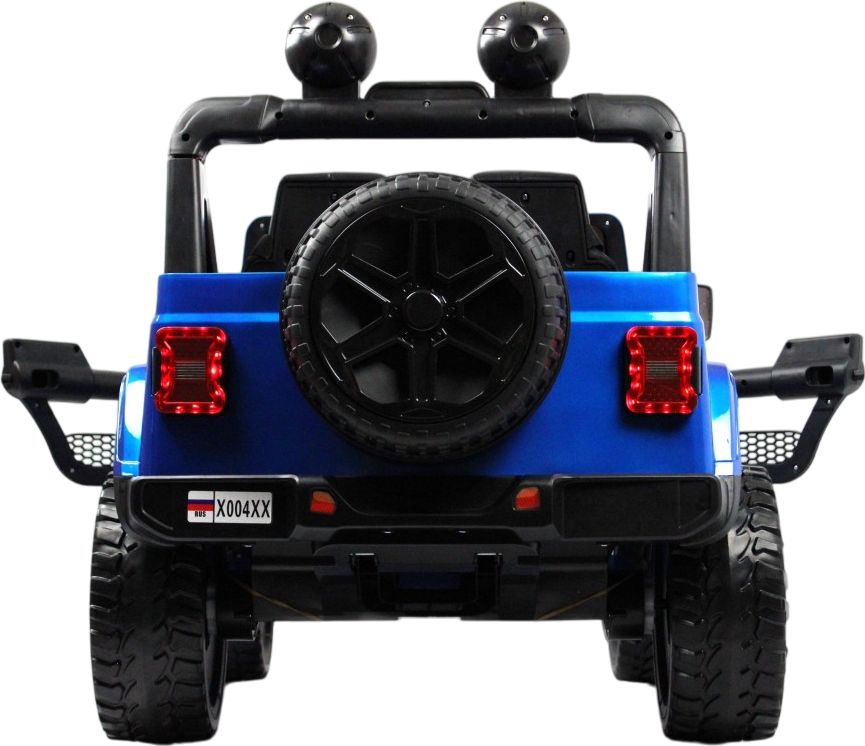 Детский электромобиль RiverToys X004XX синий глянец