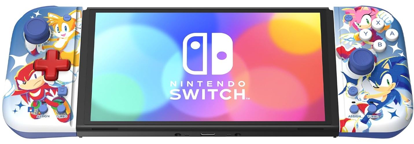 Контроллеры HORI Split Pad Compact (Sonic) для консоли Switch (NSW-465U)