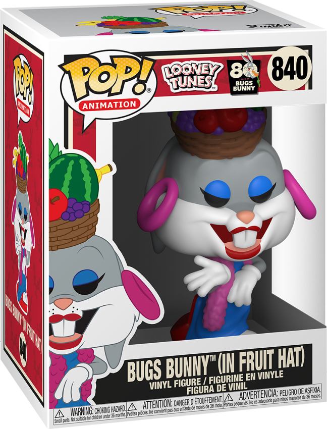 Фигурка Funko POP! Vinyl: Animation: Looney Tunes Bugs 80th: Bugs Bunny In Fruit Hat (49161)