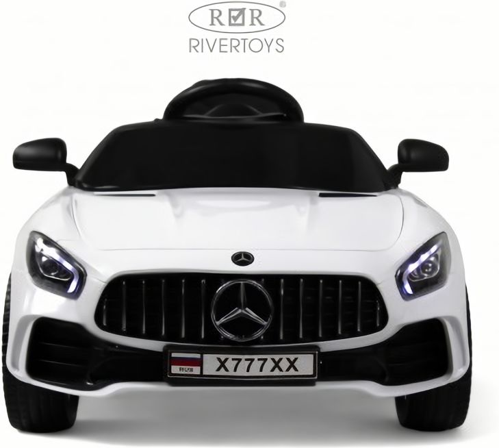 Детский электромобиль Mercedes-Benz AMG GT X777XX белый