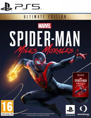 Игра Marvel's Spider-Man Miles Morales Ultimate Edition (PS5, русская версия) Б/У