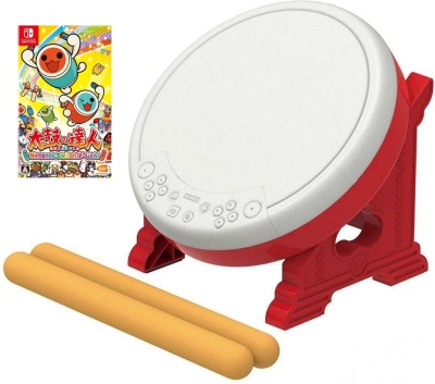 Барабан Taiko Drum Set (HAC-AGGXB-EUR) + игра Taiko no Tatsujin Drum n Fun
