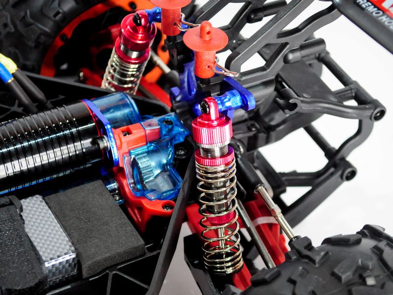 Радиоуправляемая трагги Remo Hobby EVO-R Brushless (зеленая) 4WD 2.4G 1/8 RTR (E666-003)