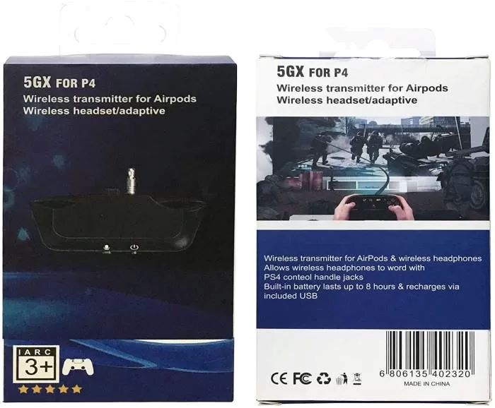 Адаптер для беспроводного подключения AirPods к PlayStation 4 (SND-W02)