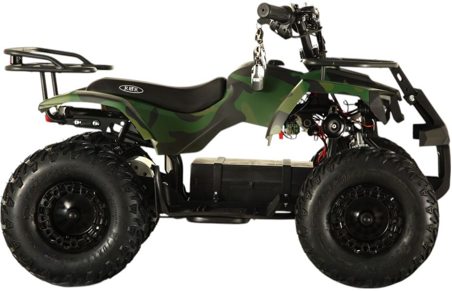 Детский электроквадроцикл RiverToys (TIKI-LUX-GREEN-CAMOUFLAGE) зеленый камуфляж