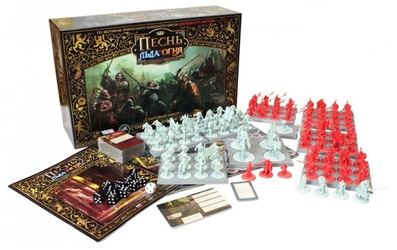 Настольная карточная игра Hobby World Песнь льда и огня: Старки против Ланнистеров (181922)