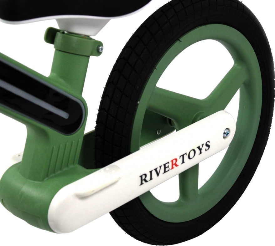 Детский беговел RiverToys (HB-003) (зеленый)