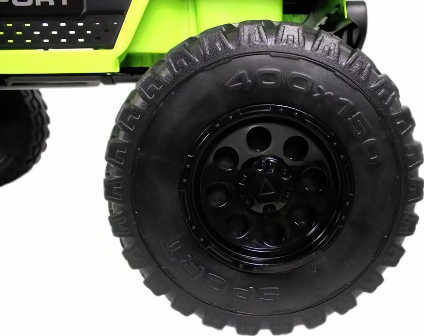 Детский электромобиль Jeep A222AA зеленый
