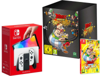 Nintendo Switch OLED 64 GB (белый) (AZ) + игра Asterix & Obelix Slap Them All Коллекционное издание