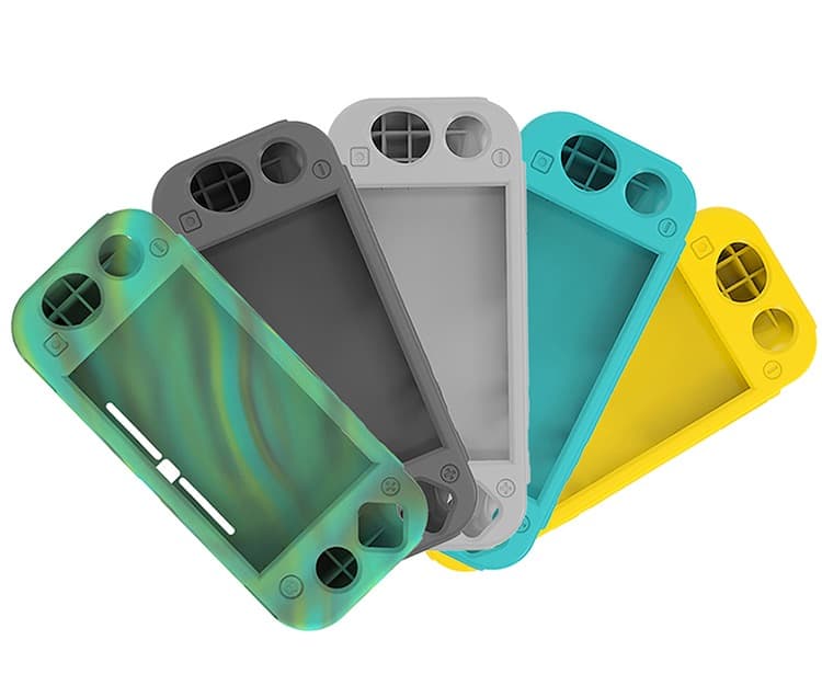 Защитный силиконовый чехол для Nintendo Switch Lite (жёлтый)