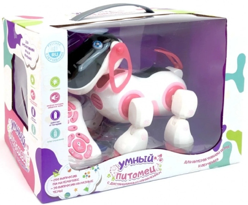 Радиоуправляемый робот собака Zhorya Киберпес Ки-Ки Розовый (ZYA-A3008-PINK)