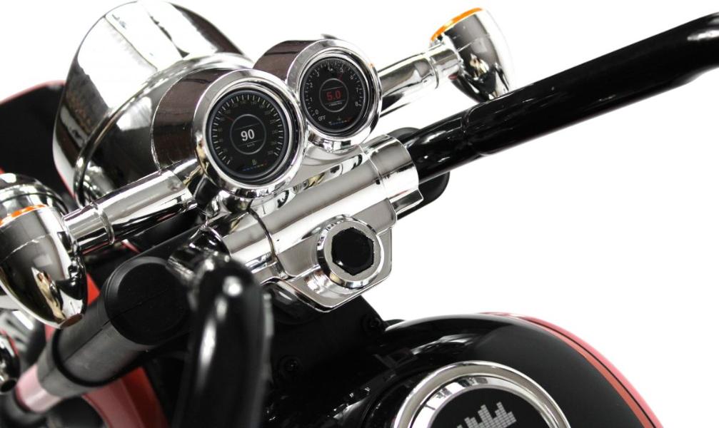 Детский электротрицикл RiverToys K003PX розовый