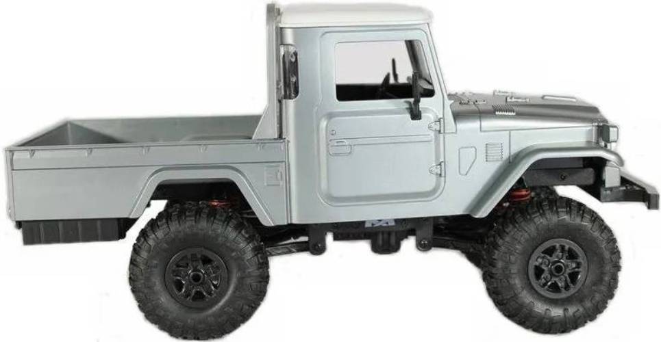 Радиоуправляемая модель MN Model японский пикап Toyota FJ45 4WD (1к12) серебристый (MN-45S)