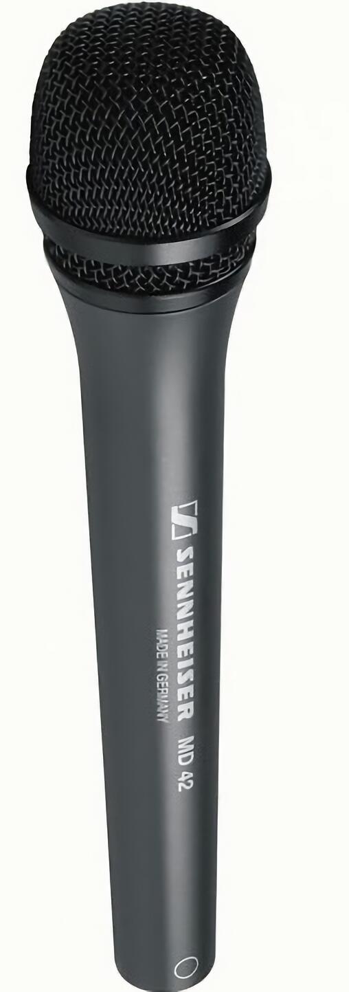 (EU) Динамический микрофон Sennheiser MD 42, всенаправленный для репортажей
