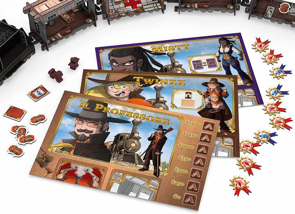 (EU) Настольная игра Стиль жизни Кольт Экспресс: Курьеры и бронепоезд (доп)