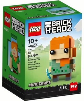 (EU) Конструктор LEGO Brick Headz Майнкрафт: Алекс (40624)