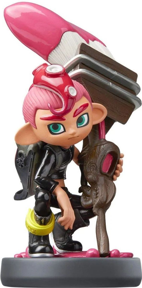 Набор из 3-х фигурок Amiibo Octoling Boy, Octoling Girl, Octoling Octopus (Splatoon 2 Collection)