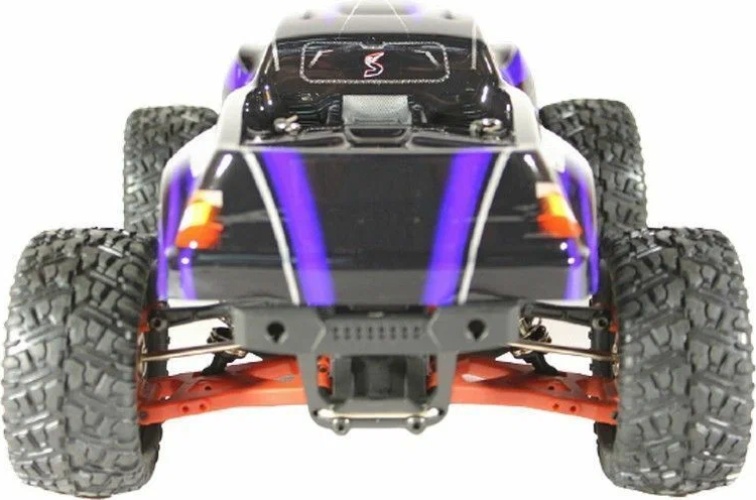 Радиоуправляемая модель Remo Hobby монстр SMAX Brushless UPGRADE V2.0 4WD (1к16) синий (RH1635UPGV2-BLUE)