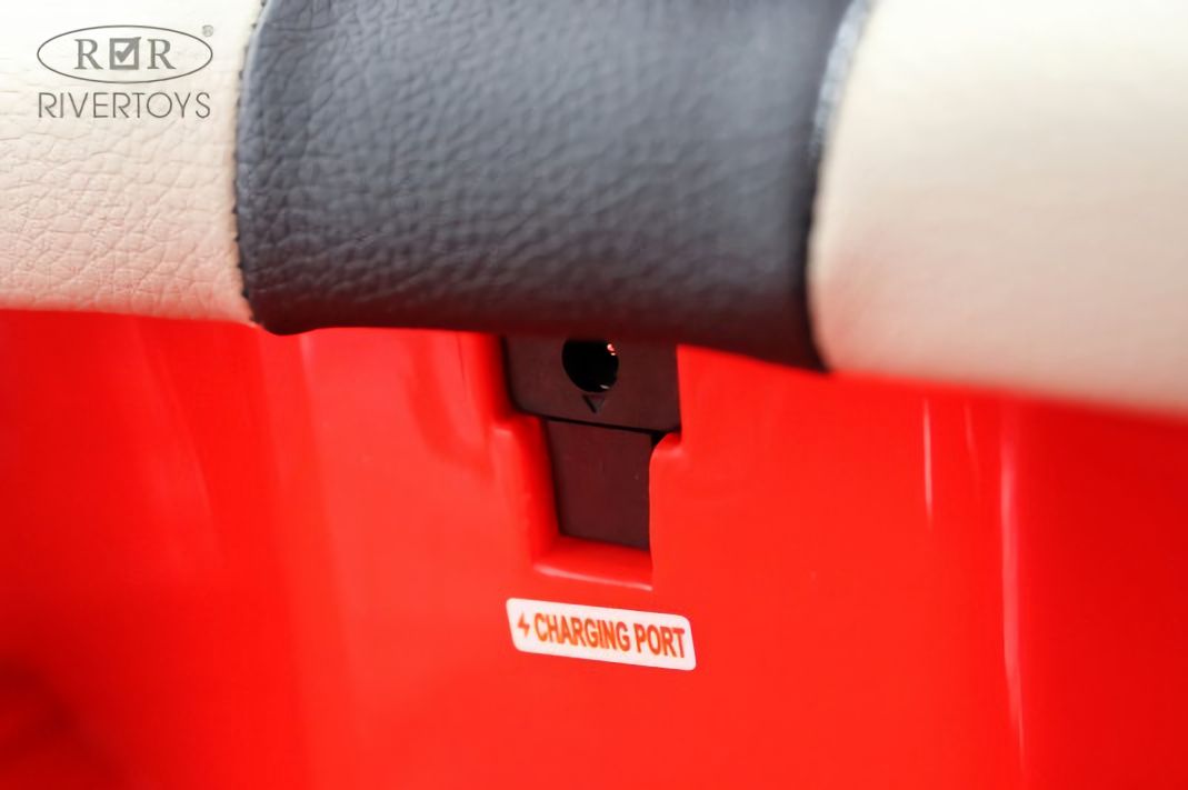 Детский электромобиль Jeep A222AA красный