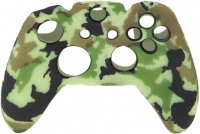 Силиконовый чехол для геймпада Microsoft XBOX One Wireless Controller (зелёный камуфляж)