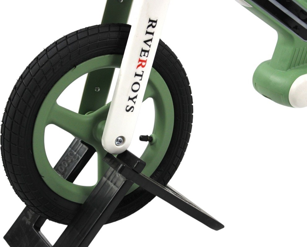 Детский беговел RiverToys (HB-002) (зеленый)