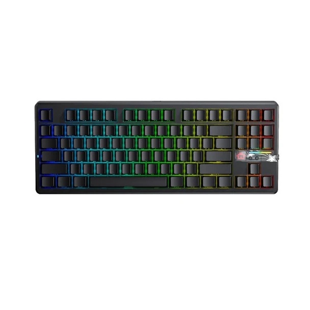 Клавиатура AULA F87Pro V2 Greywood свитчи РУС, символы на боковых гранях, Серый градиент