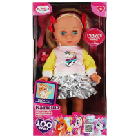 Кукла озвуч Катюша 25см, закр глаза, 100 фраз, 3 акс КАРАПУЗ в кор.24шт Y25D-ALISA-UNICORN-22-RU