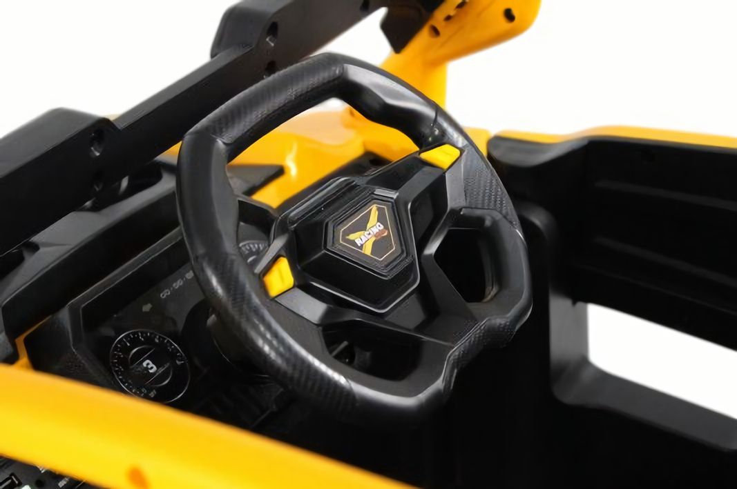 Детский электромобиль K707AM желтый