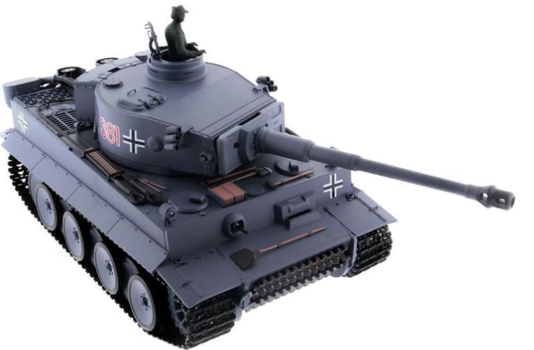 Радиоуправляемый танк Heng Long Tiger I Upgrade V7.0  2.4G 1/16 RTR, HL3818-1U7.0